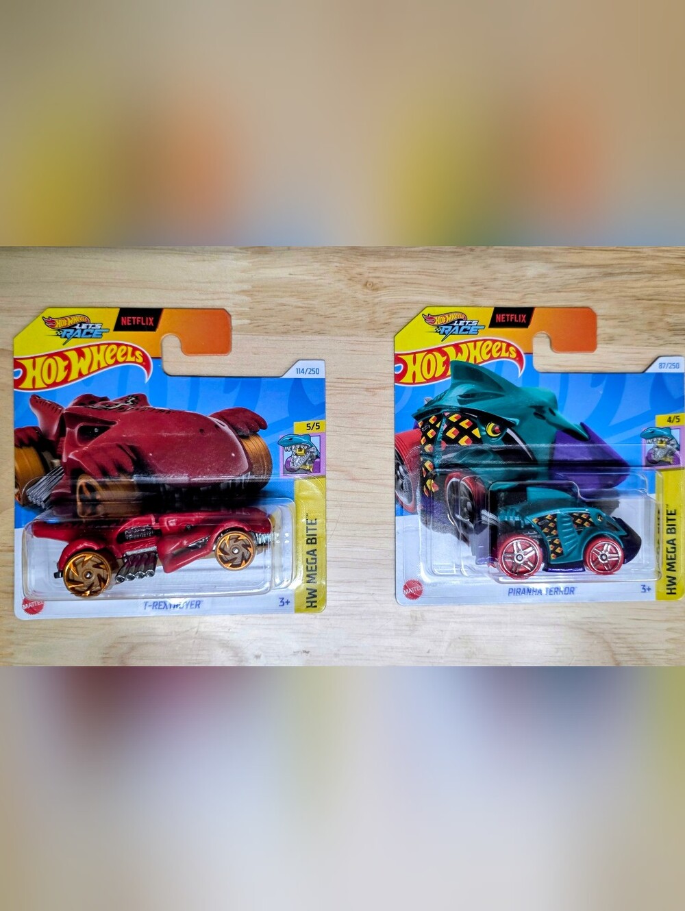 HW Mega Bite Red Toy Car - Die Cast